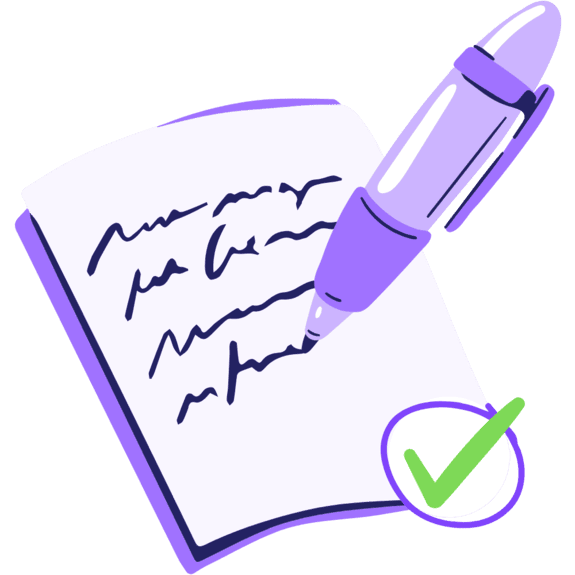 Image symbolizing essay writing