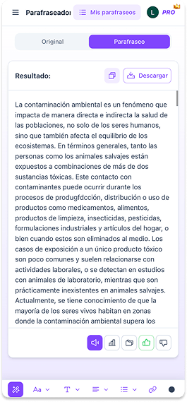 ¡Escucha tu texto parafraseado!