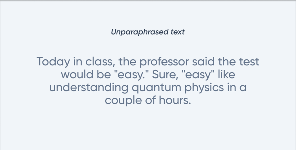 Original text